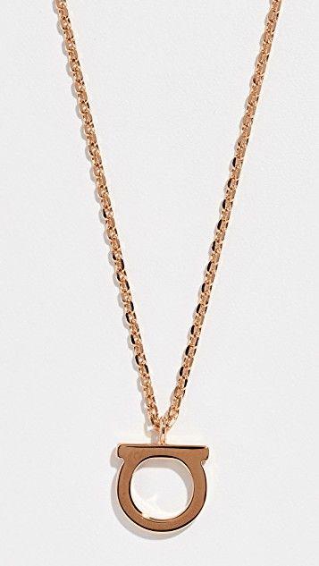 Salvatore Ferragamo Logo - Salvatore Ferragamo Logo Necklace