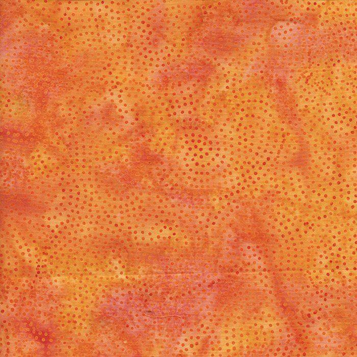 Dots Orange Spiral Logo - Light and Dark Orange Swirl Dot Batik - 111517195