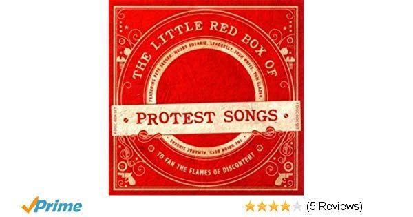 Box with White Flames Red Logo - The Little Red Box of Protest Songs (4CD): Amazon.co.uk: Music
