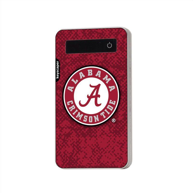 Crimson Geometric Logo - Alabama Crimson Tide 4000mAh Cobra Skin Geometric Logo Portable USB ...