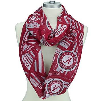 Crimson Geometric Logo - Amazon.com : Alabama Crimson Tide Lightweight Infinity Scarf with ...