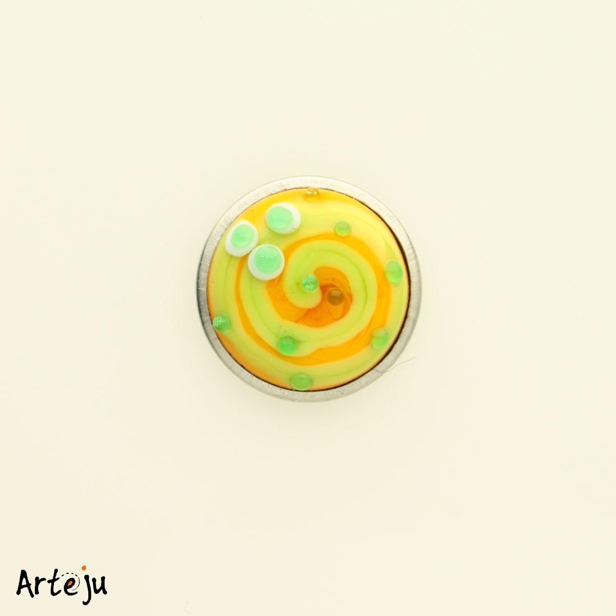 Dots Orange Spiral Logo - Die Glasperle Darmstadt Onlineshop & Ladengeschäft Button