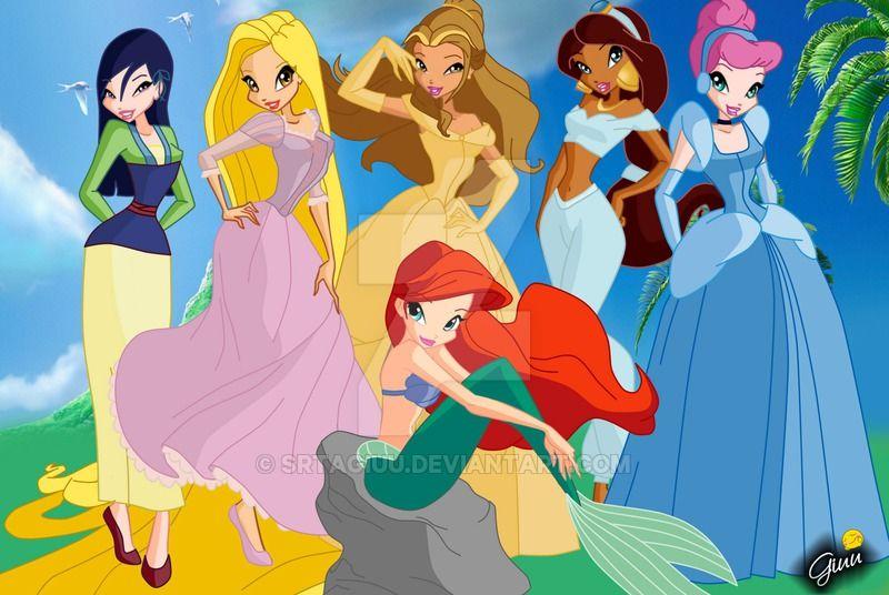 Disney Winx Logo - Winx Disney Princess by SrtaGiuu on DeviantArt