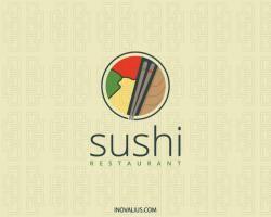Red Green and Yellow Food Logo - Japanese Food Logos For Sale | Inovalius