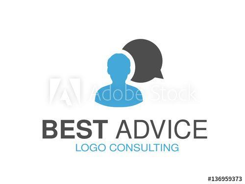 Grey Agency Logo - Vector blue grey brand for consulting agency, best advice. Logo ...