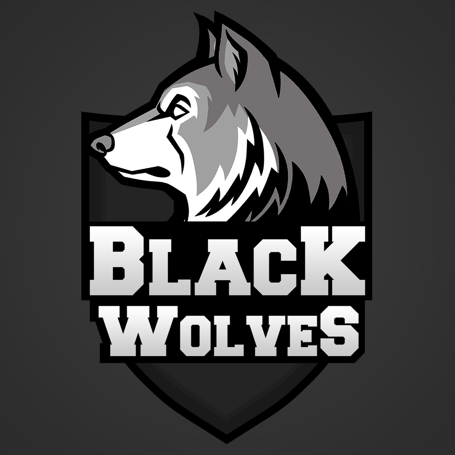 Wolves Logo - Black Wolves Logo