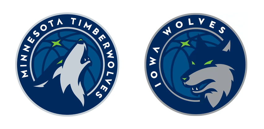Wolves Logo - Brand New: Iowa Wolves Logo