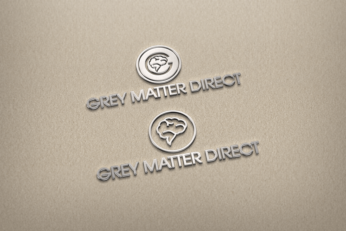Grey Agency Logo - Elegant, Playful, Ad Agency Logo Design for Grey Matter Direct