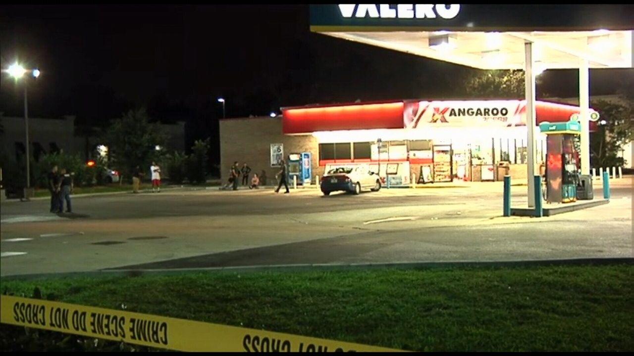 Kangaroo Express Gas Logo - Police investigate robbery, shooting at Kangaroo Express