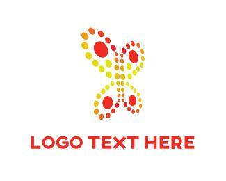 Dots Orange Spiral Logo - Dots Logos. Make A Dots Logo Design