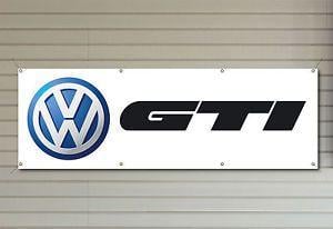 GTI Logo - VW VOLKSWAGEN GOLF GTI LOGO – PVC logo banner for your ...