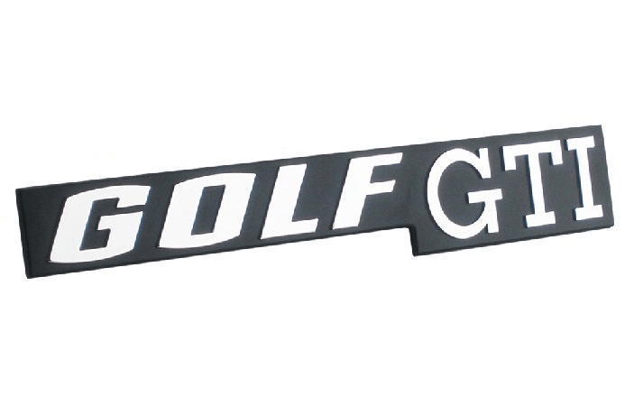 GTI Logo - Mk1 Golf GOLF GTI rear badge 171853687K Repro