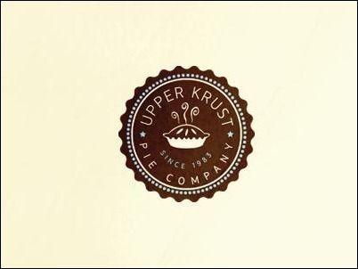 Pie Company Logo - Nostalgic Retro and Vintage Logo Designs for InspirationCreative Can
