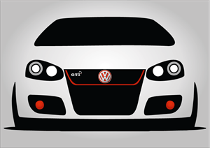 GTI Logo - Volkswagen Golf - GTI Logo Vector (.PDF) Free Download