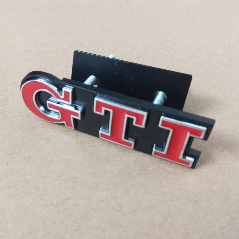 GTI Logo - Acheter Styling Metal GTI Logo Front Grill Emblème Badge Sticker