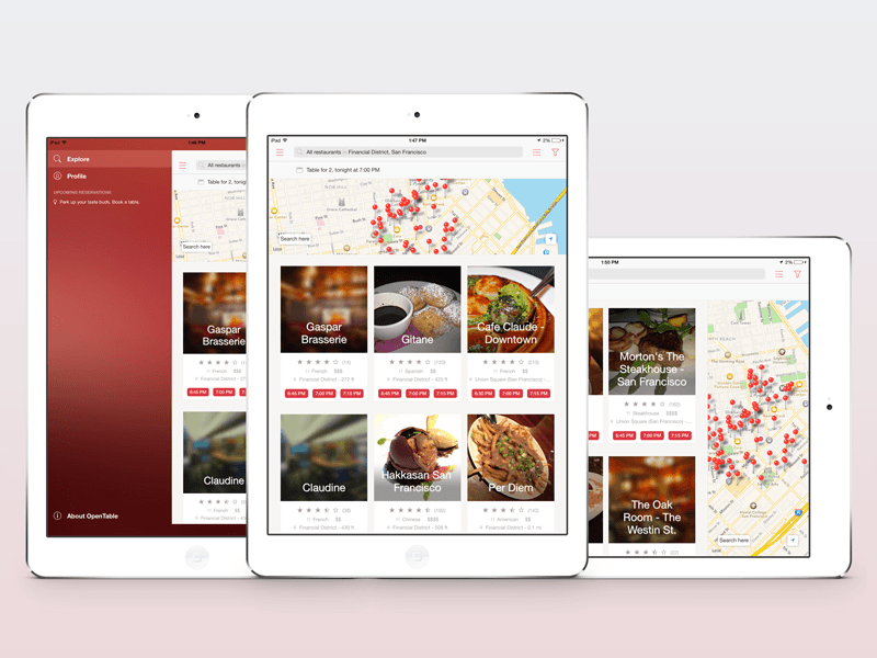 OpenTable App Logo - OpenTable app redesign for iPad