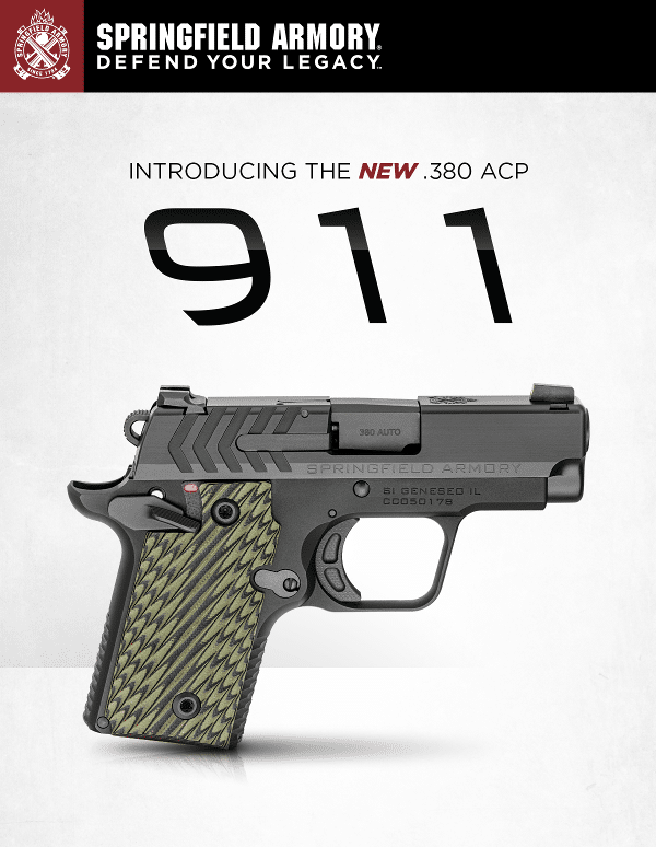 Springfield Armory 911 Logo - Springfield Armory Enters the Micro 1911 Game with the 911 - GAT ...
