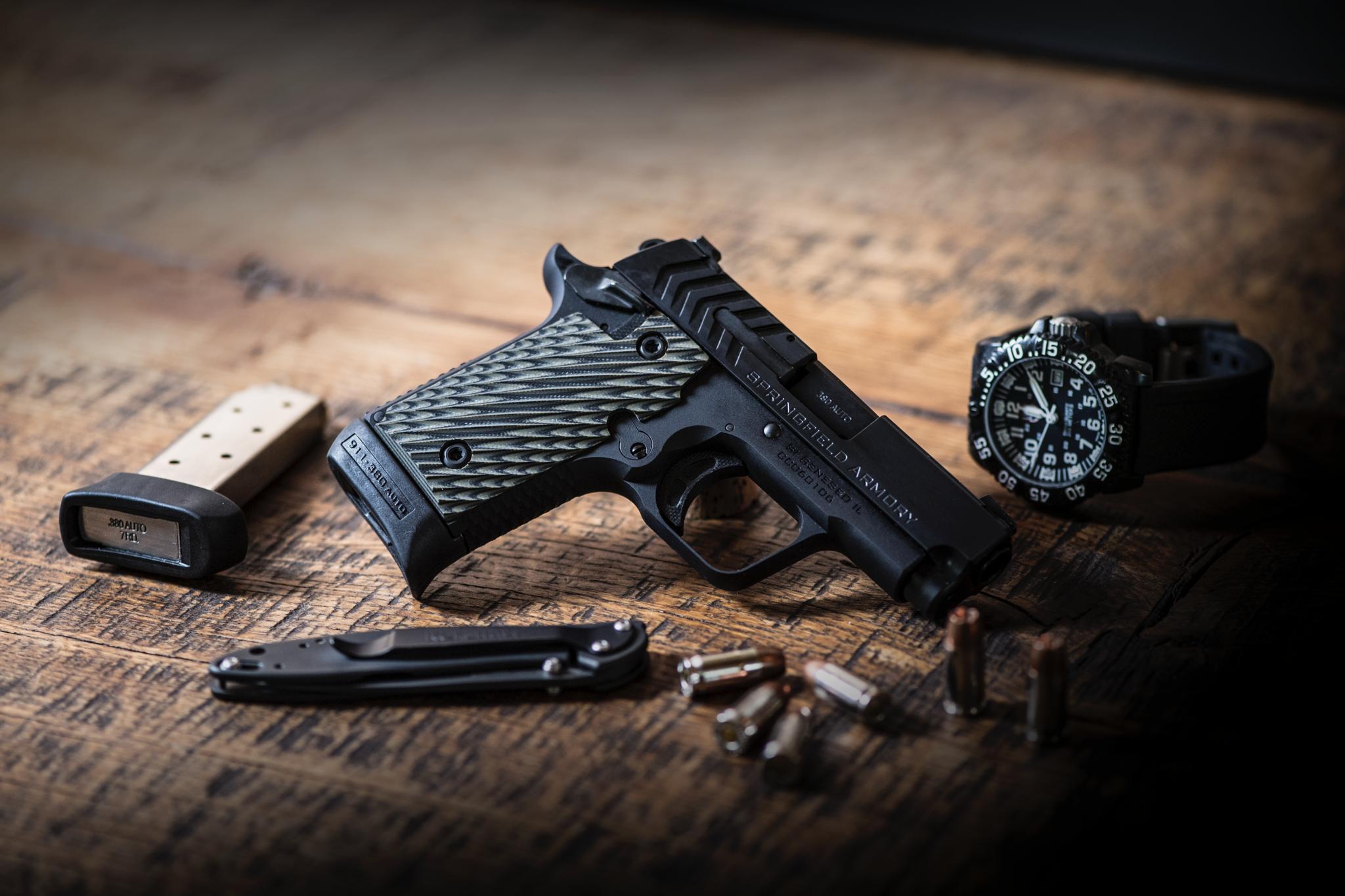 Springfield Armory 911 Logo - Back in Black Armory 911 .380 Pistol Now Shipping