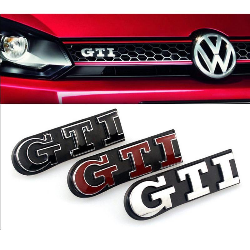 GTI Logo - Styling Metal GTI Logo Front Grill Emblem Badge Decal Sticker For VW ...