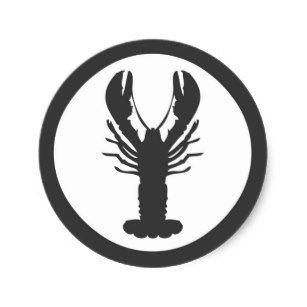 Lobster Logo - Lobster Logo Stickers | Zazzle