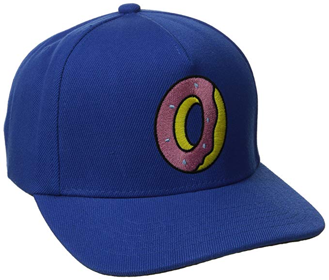 Odd Future Single Donut Logo - FEA Men's Odd Future Single Donut Logo Snapback Hat, Blue, One Size
