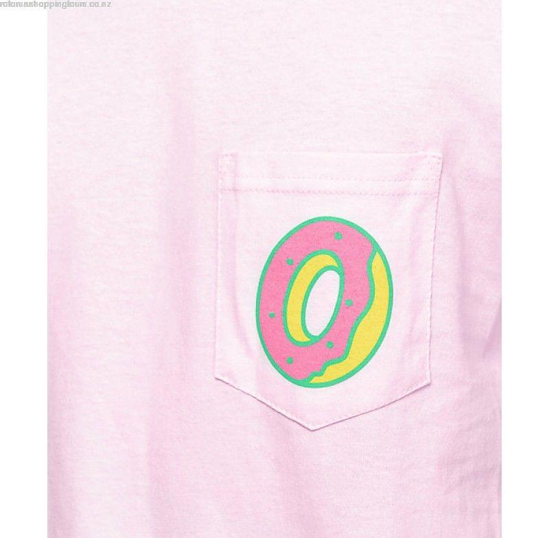 Odd Future Single Donut Logo - Get The Latest Odd Future Single Donut Pink Pocket T Shirt LIGHT ...