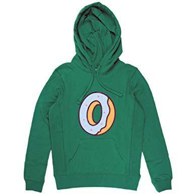 Odd Future Single Donut Logo - Odd Future Single Donut Girl's Pullover (Kelly Green Blue) Hoodie