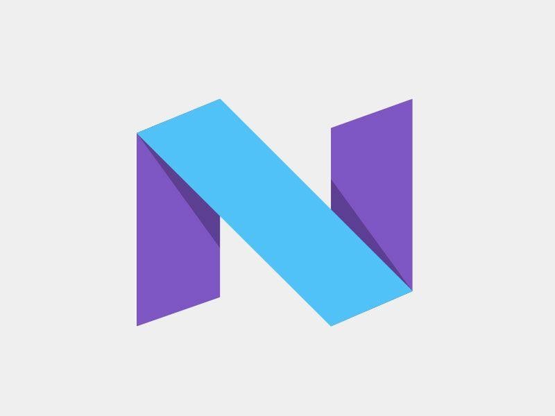 Blue N Logo - Android N Logo Sketch freebie - Download free resource for Sketch ...