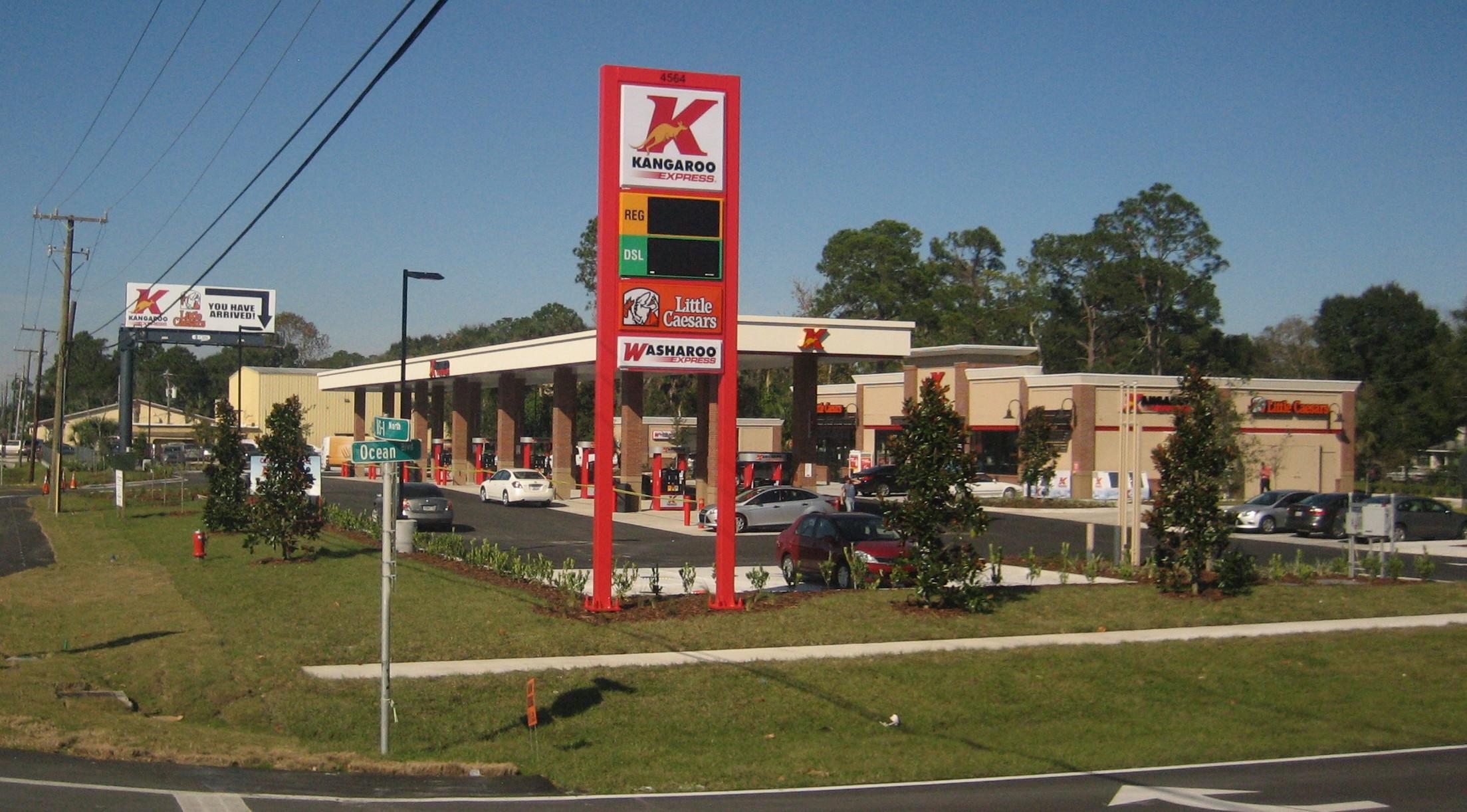 Kangaroo Gas Station Logo - Florida Landscape and Nursery Inc. - Kangaroo Gas Station St ...