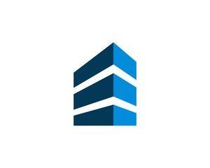 Building Logo - Blue building Logos