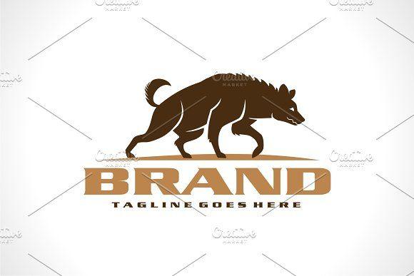 Hyena Logo - HYENA ~ Logo Templates ~ Creative Market