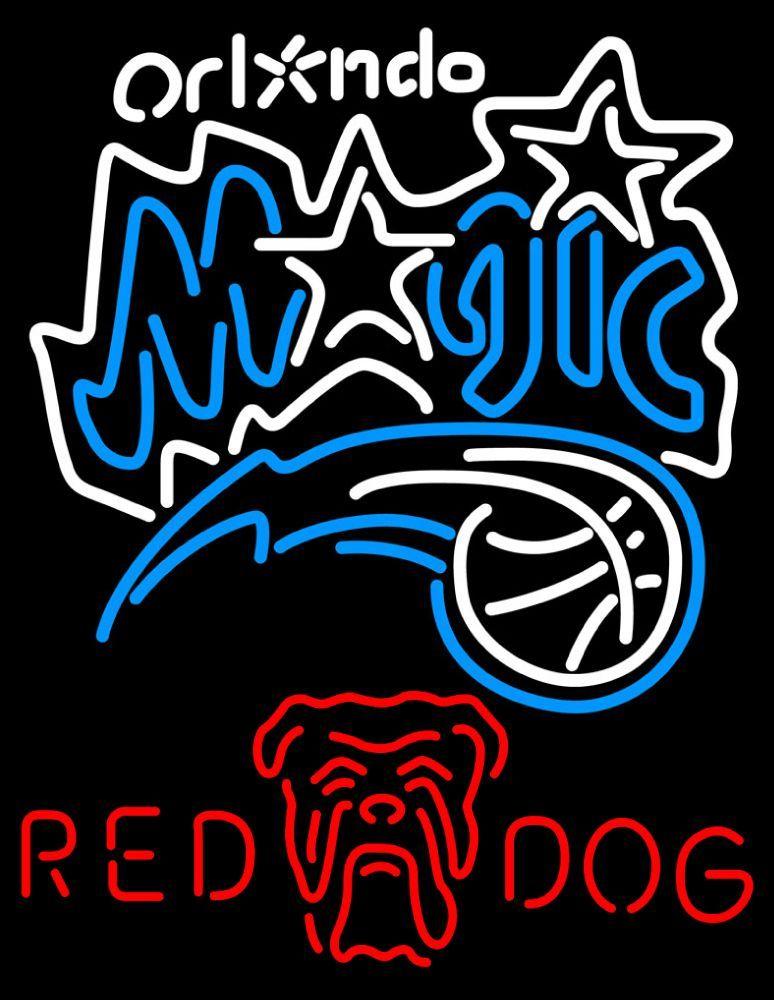 Original Red Dog Beer Logo - Red Dog Orlando Magic NBA Neon Beer Sign, Red Dog with NBA | Beer ...