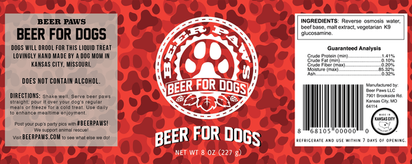 Original Red Dog Beer Logo - Original Beer Paws Craft Beer for Dogs