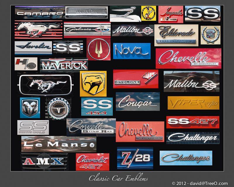 Vintage Automobile Logo - Classic Car Emblems | MyDailyPhotograph.com | Fine Arts Photography ...