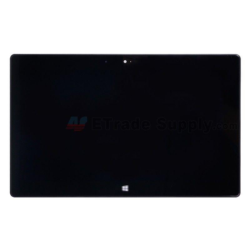 Surface Windows 8 Logo - Microsoft Surface RT LCD & Digitizer with Front Housing Black ...