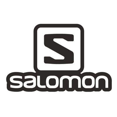 Salomon Logo - Salomon Logo Stickers (18 x 11.5 cm) - ステッカー、カッティング