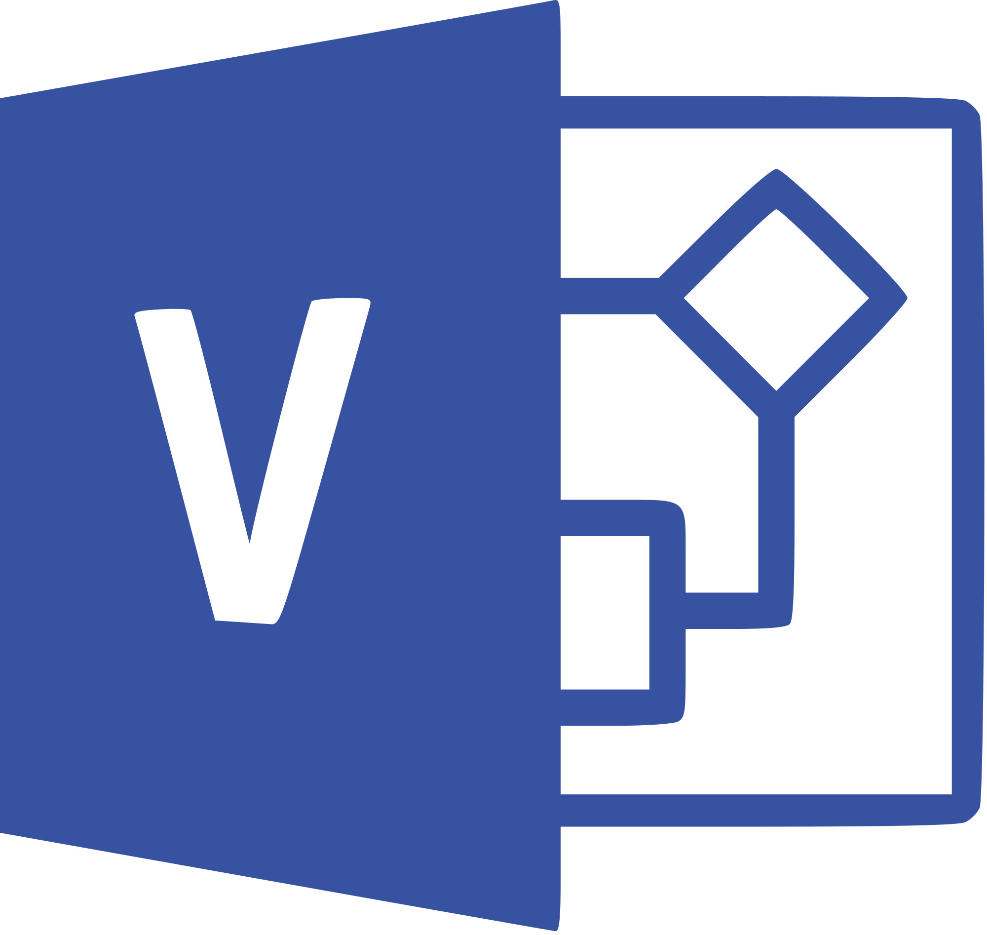 Visio Logo - Microsoft Office Visio (2013–present).svg