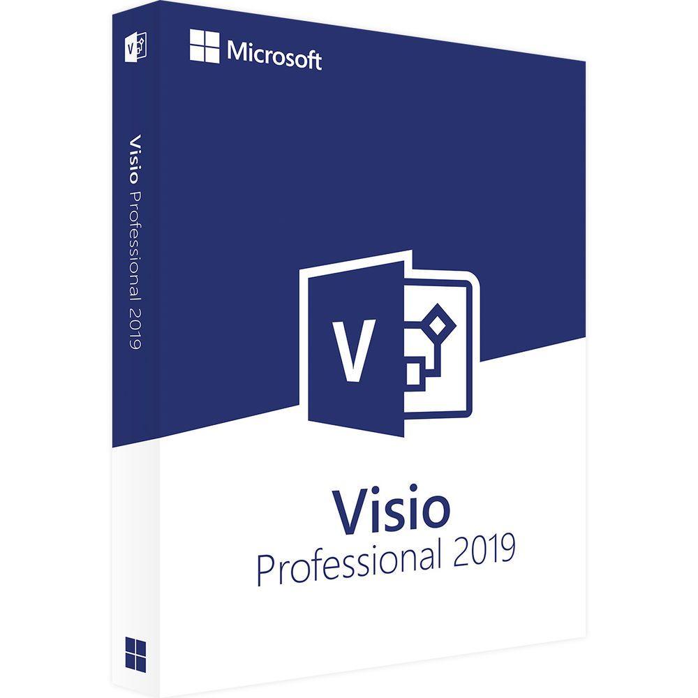 Visio Logo - Microsoft Visio Professional 2019 License Key
