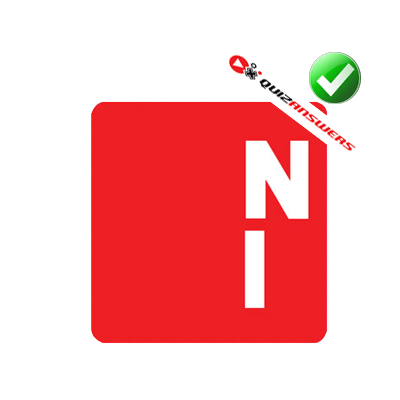 Red and White N Logo - Red n Logos