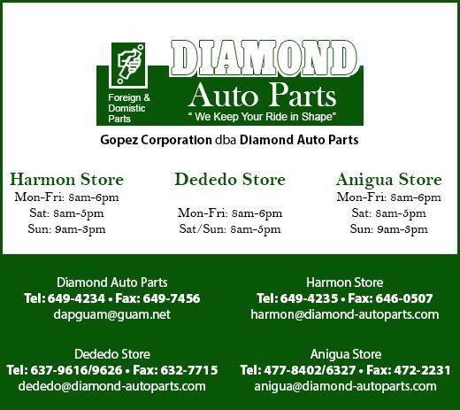 Diamond Auto Logo - Dededo Online Directory - Diamond Auto Parts - Online Directory