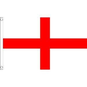 White with Red X Logo - White With Red Cross Small Flag 3Ft X 2Ft England St George Football ...