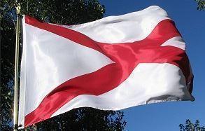 White with Red X Logo - Why is Alabama's state flag a red X? Origin, history and controversy