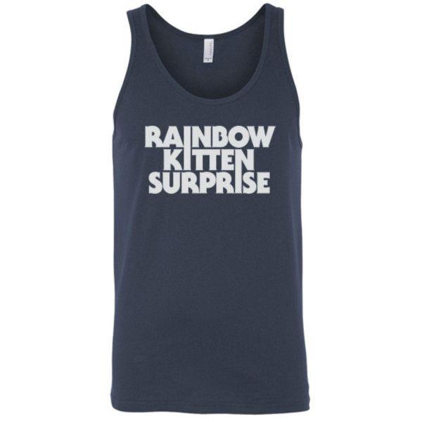 Rainbow Surprise Logo - Navy Logo Tank. Shop the Rainbow Kitten Surprise Official Store