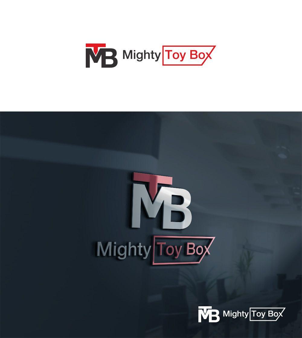 MB Toy Logo - Playful, Colorful, Online Logo Design for Mighty Toy Box