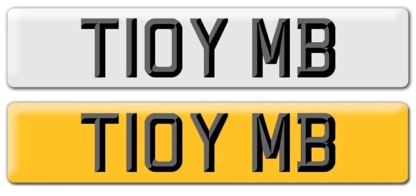 MB Toy Logo - TOY MB (T10 YMB) Private Number Plate MERCEDES BENZ AUDI S3 S5 BMW