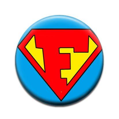 Super F Logo - Super Letter F Badge