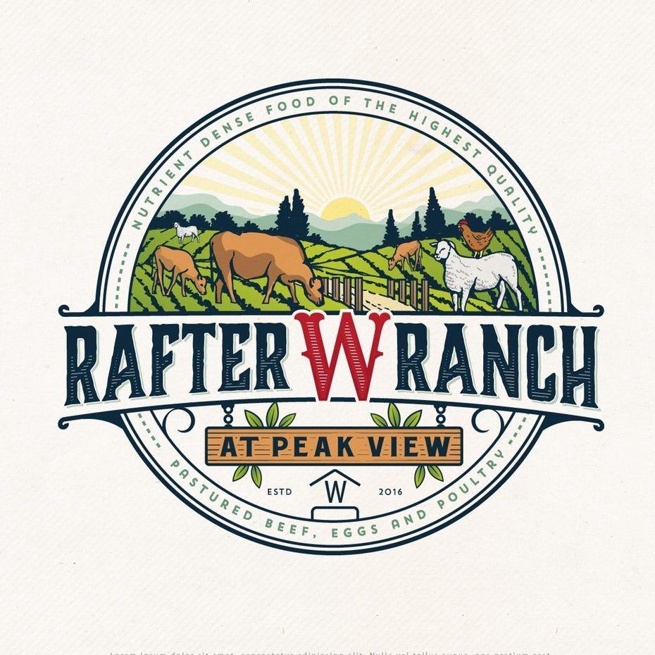 Ranch Logo - 32 farm logos we really dig - 99designs