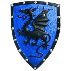 Blue Night Shield Logo - Knight Shield with Dragon | The Costumer