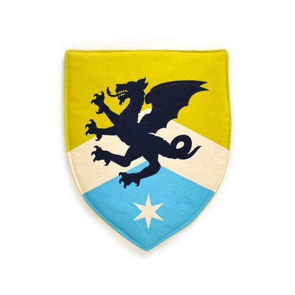 Blue Night Shield Logo - Blue Knight Shield: Dragon