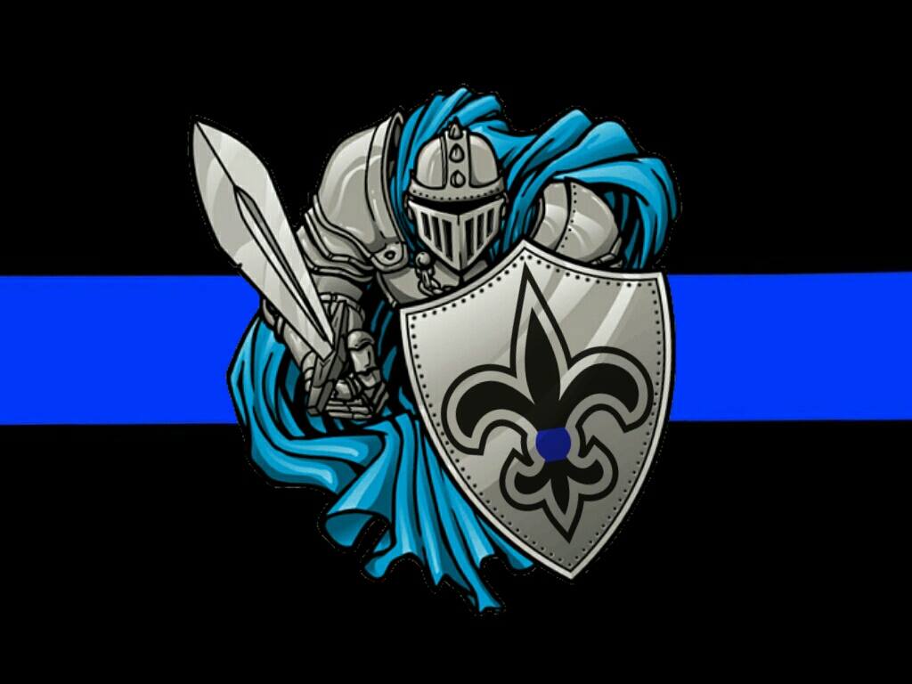 Blue Night Shield Logo - blue knight with shield